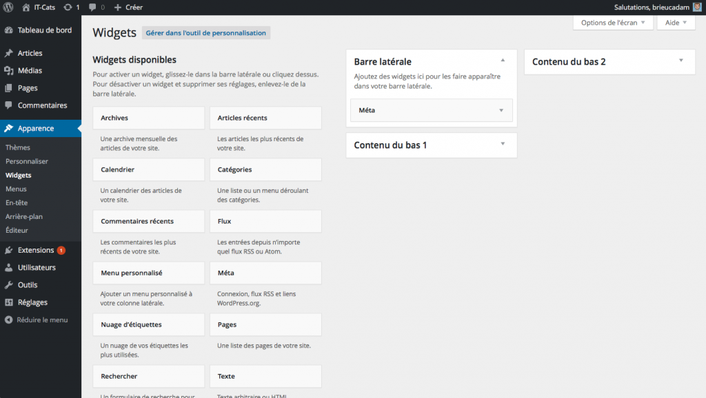 widgets